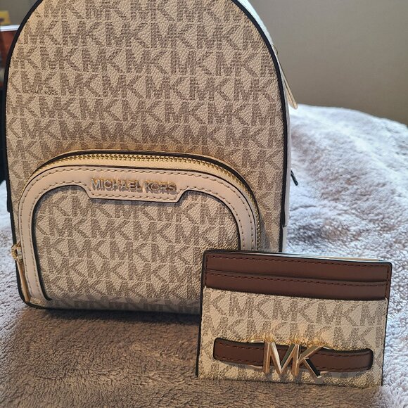 Bags | Brand New Michael Kors Mini Backpack Matching Wallet  display picture 2